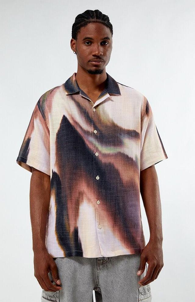 Men's Printed Camp Shirt - Product Image