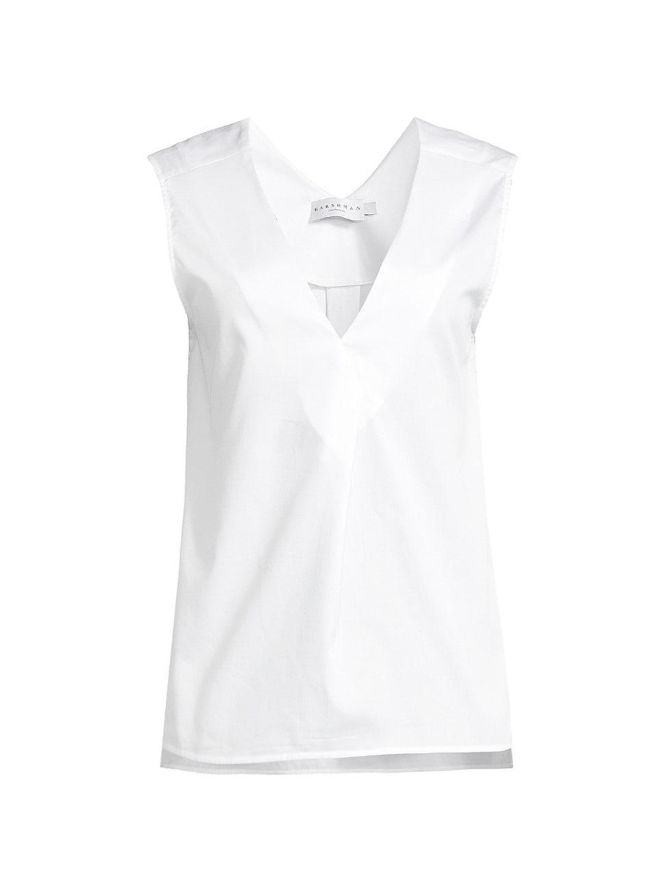 Womens Aria Cotton V-Neck Tank Product Image