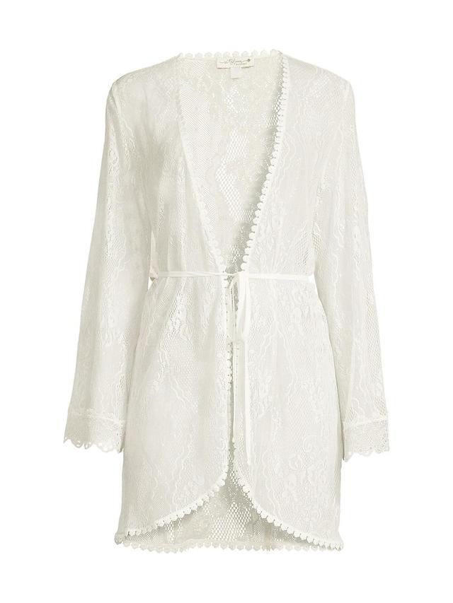 Womens Magnolia Lace Robe Product Image