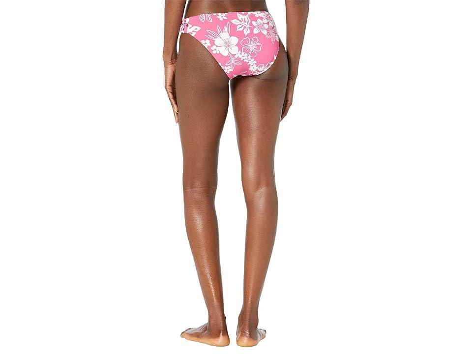 Roxy Printed Beach Classics Hipster Bottoms (Shocking Pink Hello Aloha) Women's Swimwear Product Image