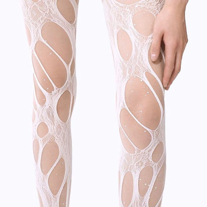 Plain Distressed Tights product image