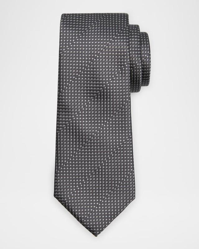 Men's Silk Geometric Tie Product Image