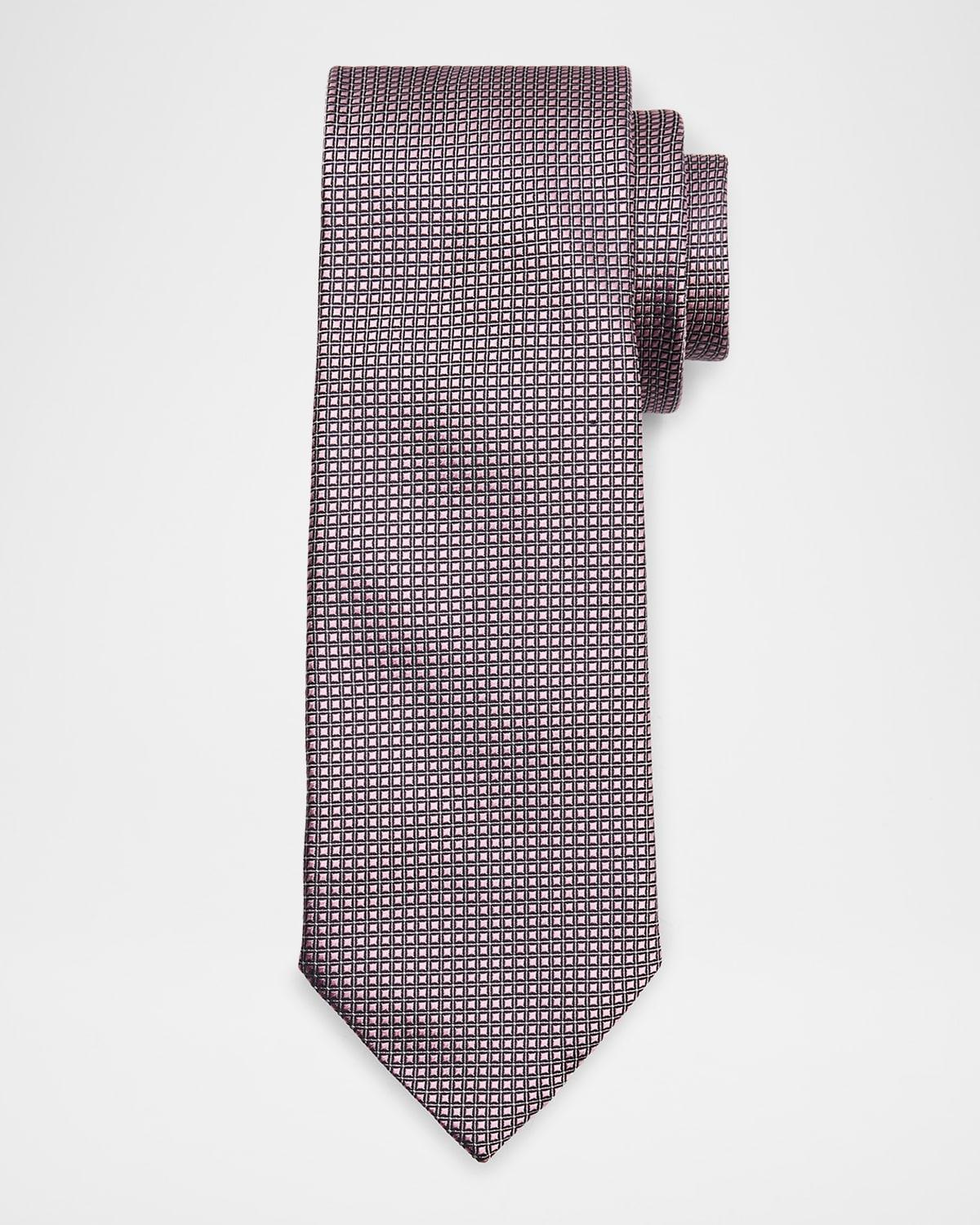 Men's Micro-Neat Silk Tie Product Image