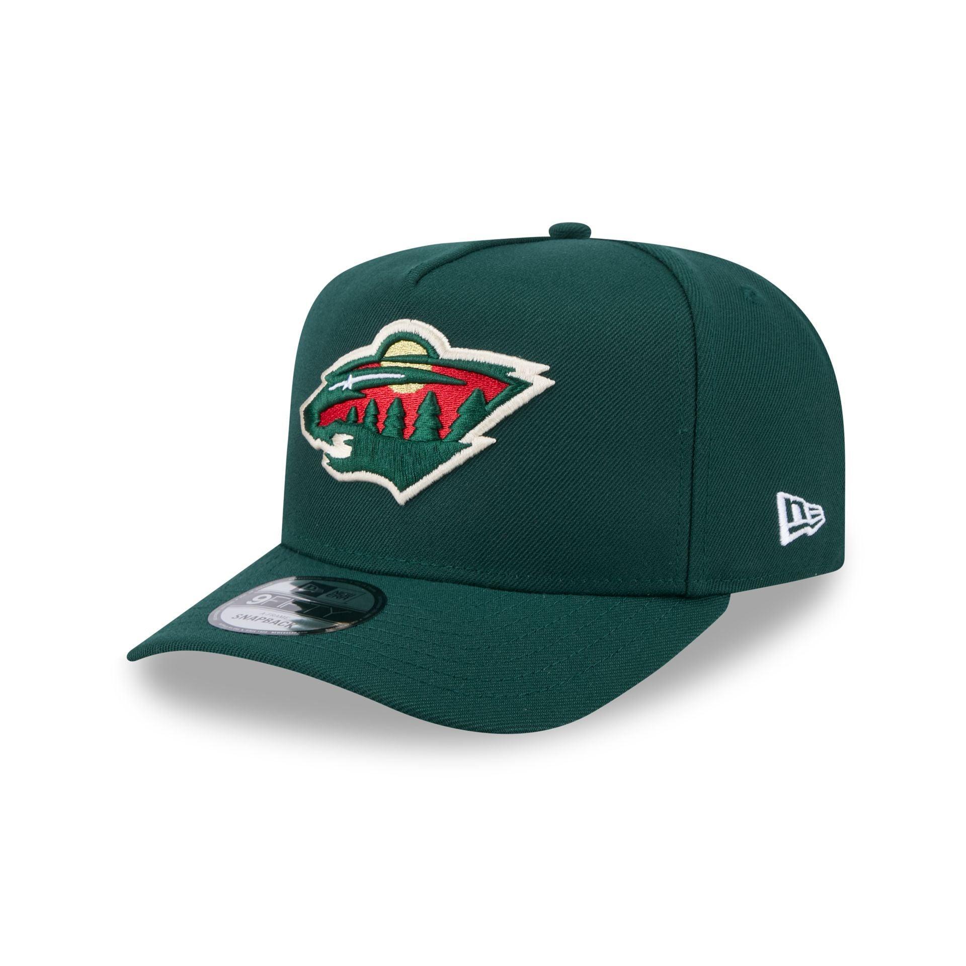 Minnesota Wild Team 9FIFTY A-Frame Snapback Hat Male Product Image