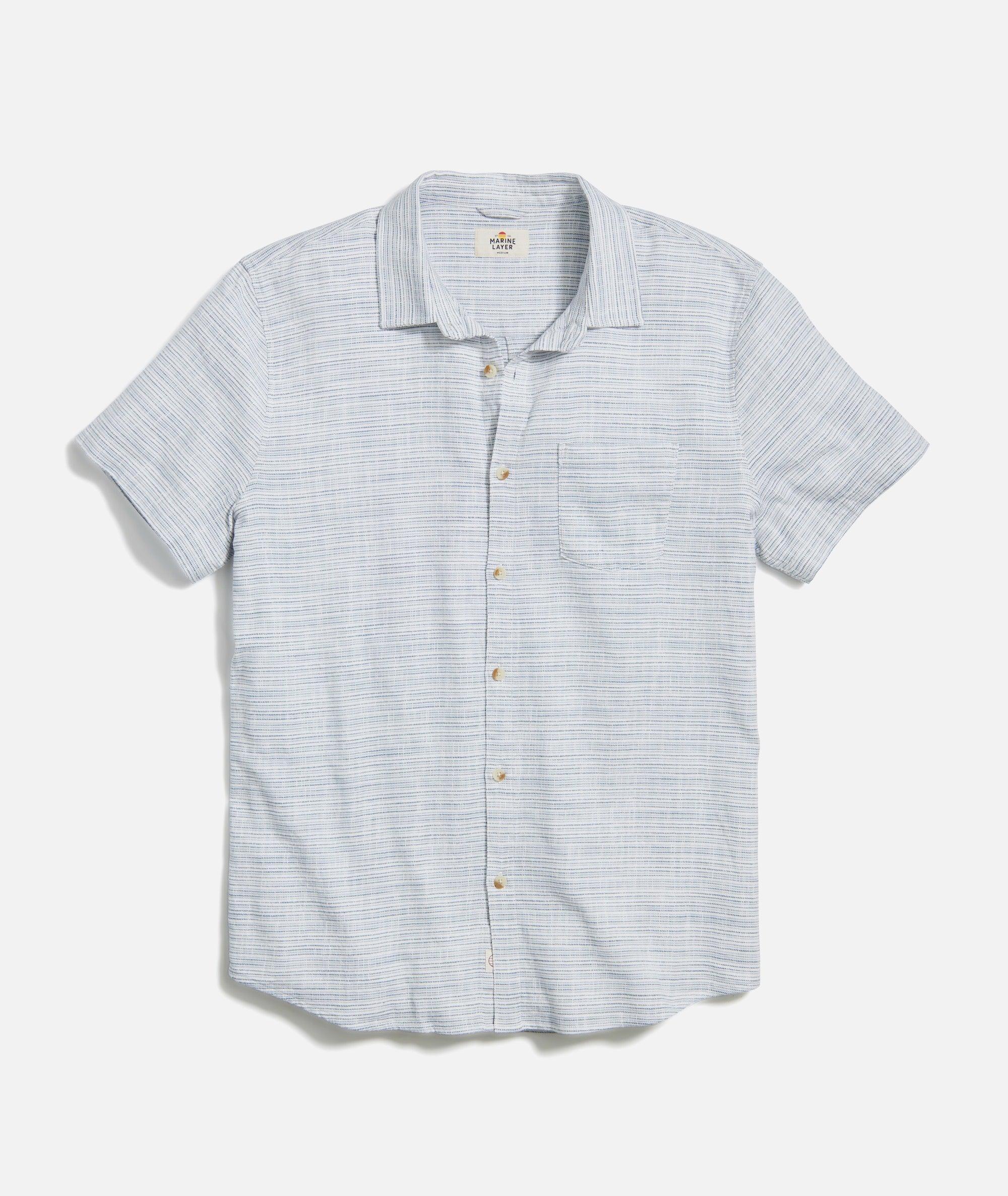 Stretch Selvage Short Sleeve Shirt Product Image