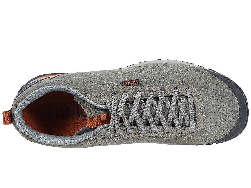 Oboz Bozeman Low Leather (Charcoal) Men's Shoes Product Image