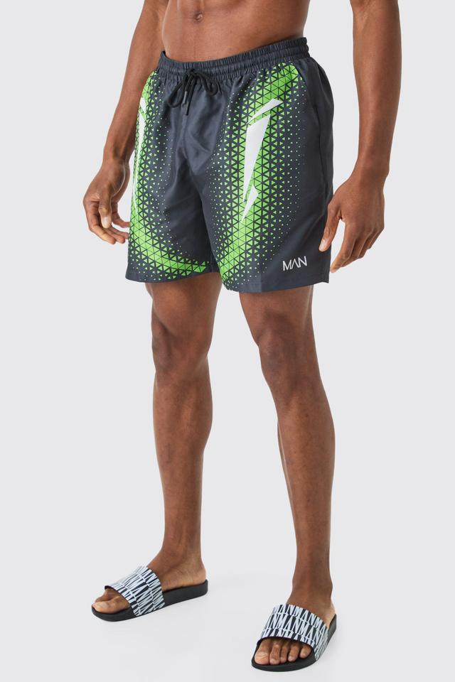 Mid Length Sports Swim Short | boohooMAN USA Product Image