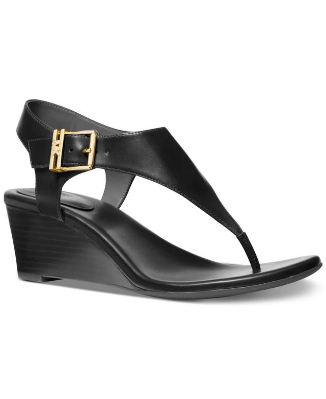 Michael Michael Kors Womens Robyn Thong Wedge Sandals Product Image