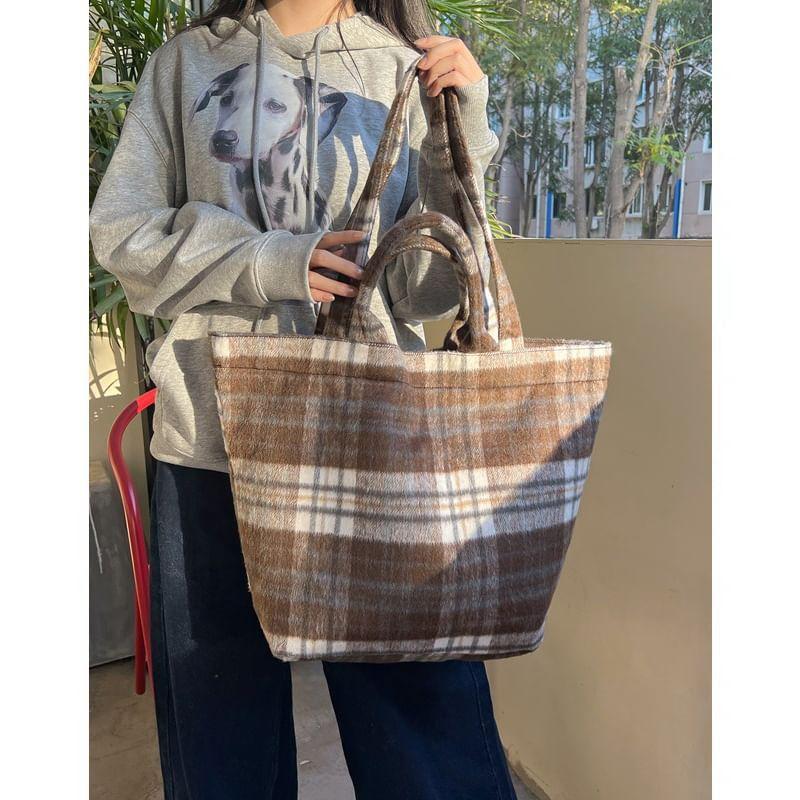 Plaid Tote Bag Product Image