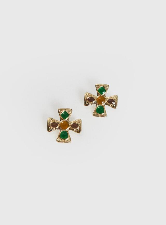 Covie Earrings Gold Product Image