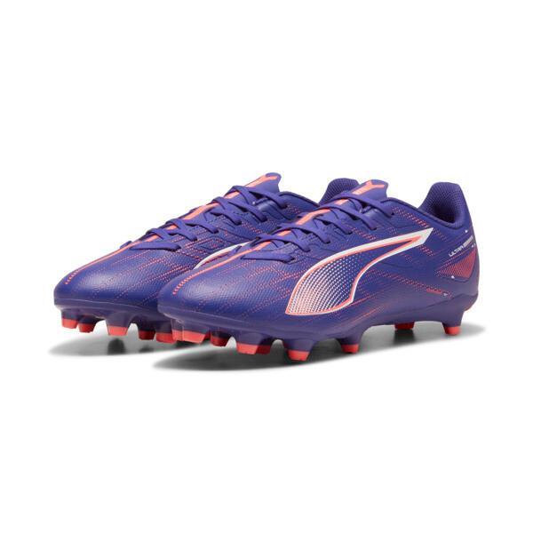 PUMA ULTRA 5 PLAY Firm Ground/Artificial Ground Men's Soccer Cleats Shoes in Lapis Lazuli/White/Sunset Glow Product Image