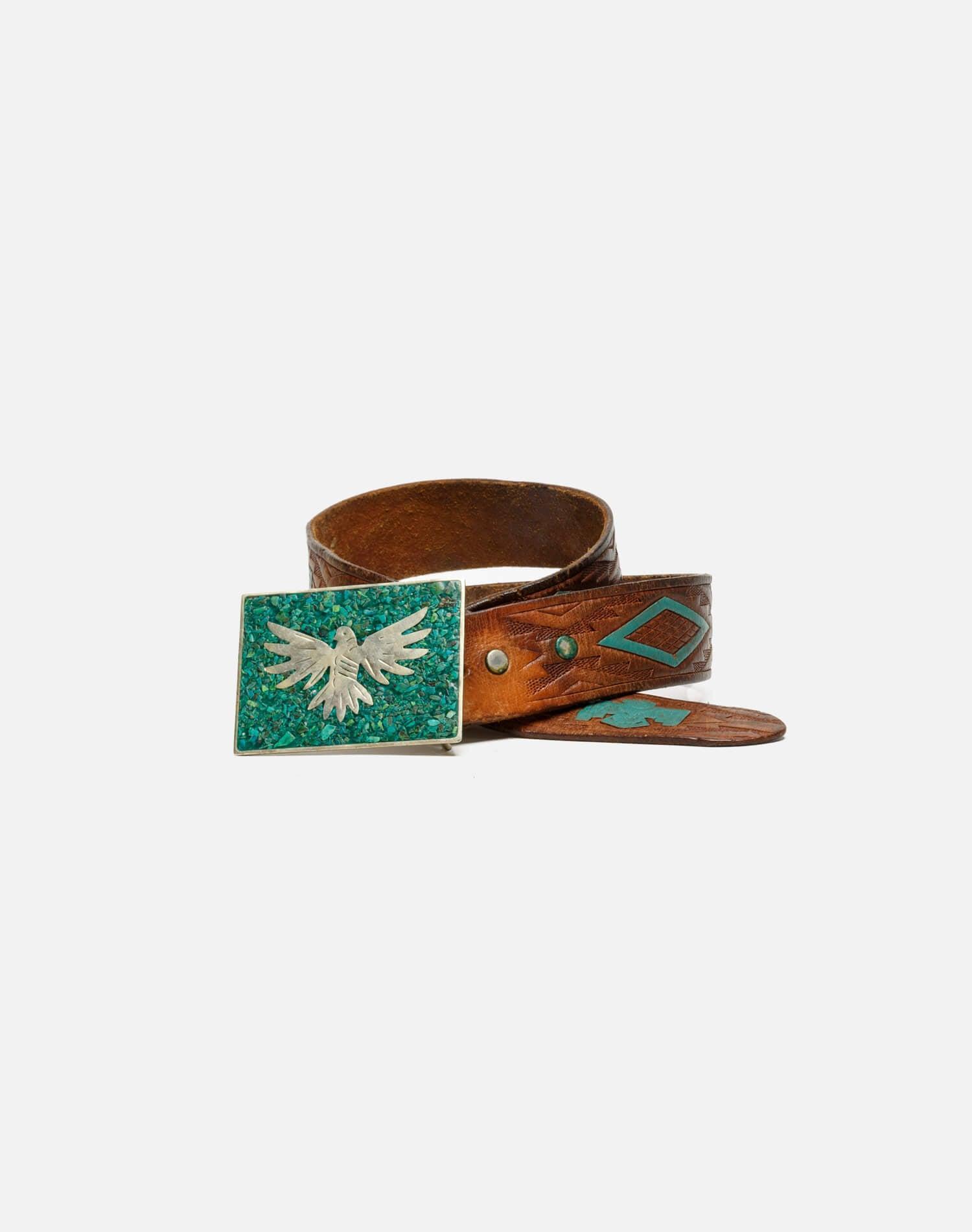 70s Chip Turquoise Belt - #48 Female Product Image