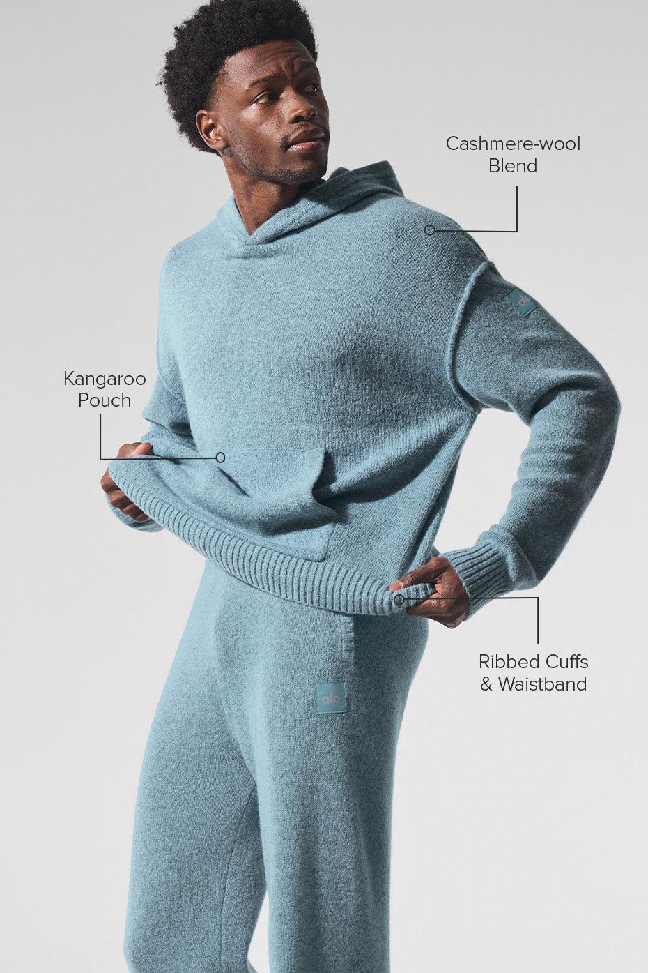 New Class Cashmere Hoodie - Celestial Blue Granite Heather Product Image