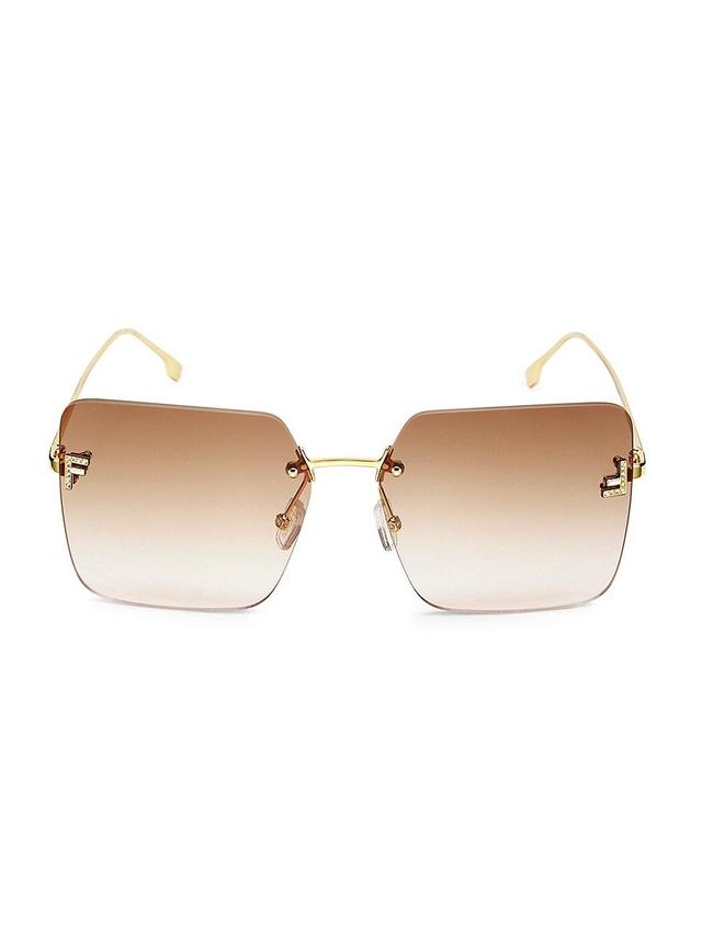 The Fendi First 59mm Geometric Sunglasses Product Image