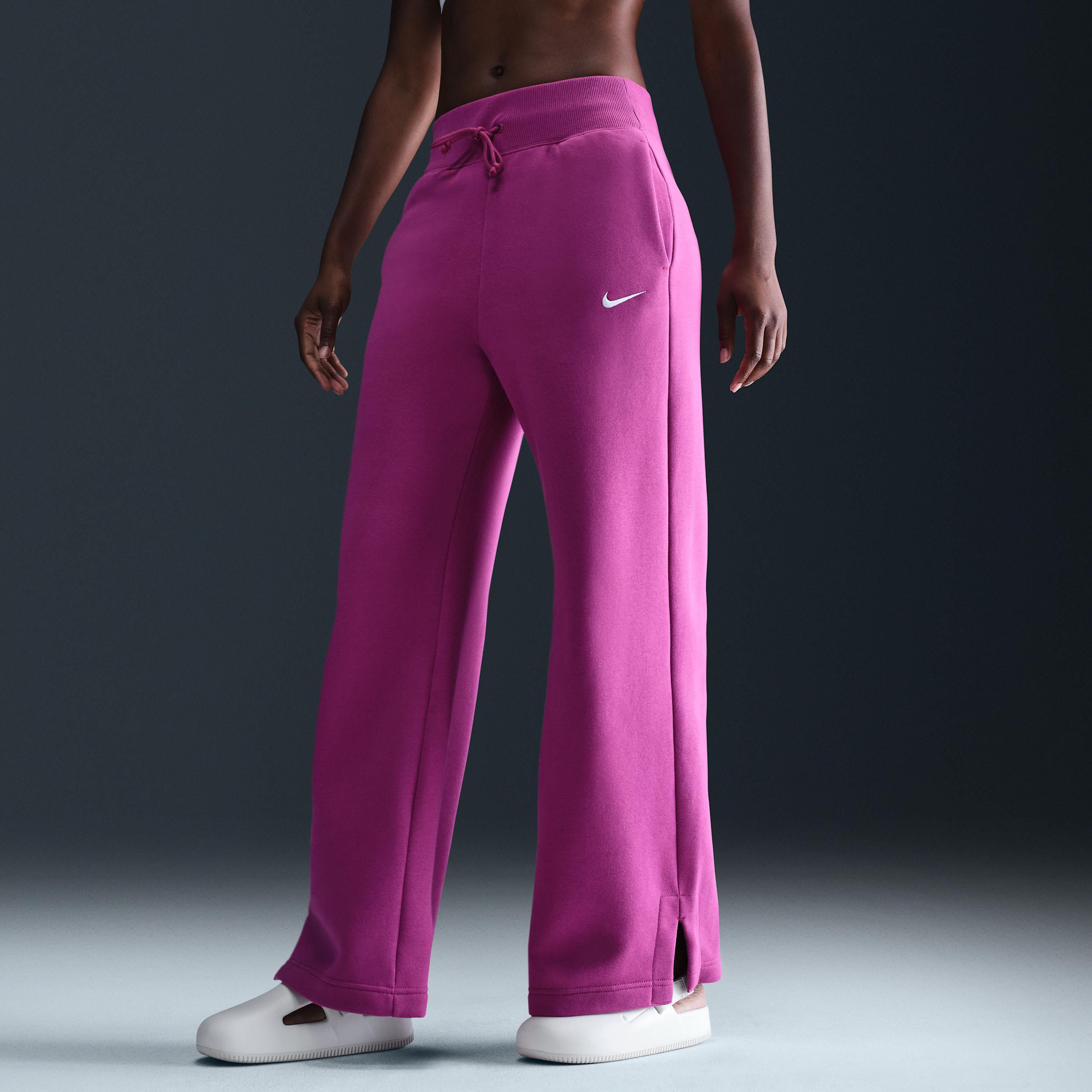 Women's Nike Sportswear Phoenix Fleece High-Waisted Wide-Leg Sweatpants Product Image