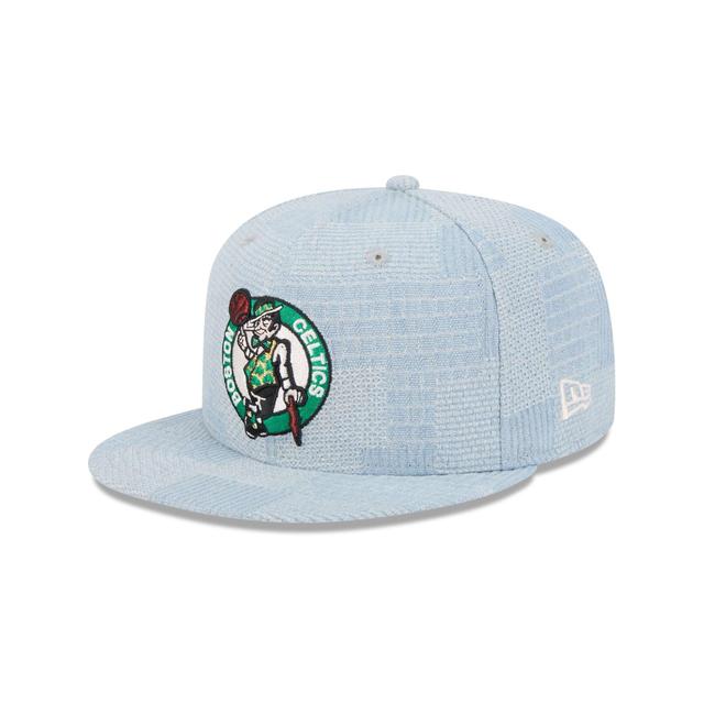 Boston Celtics Denim Patchwork 9FIFTY Snapback Hat Male Product Image