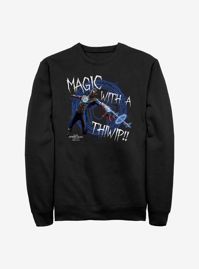 Marvel Spider-Man Magic With A Thiwip Crew Sweatshirt Product Image