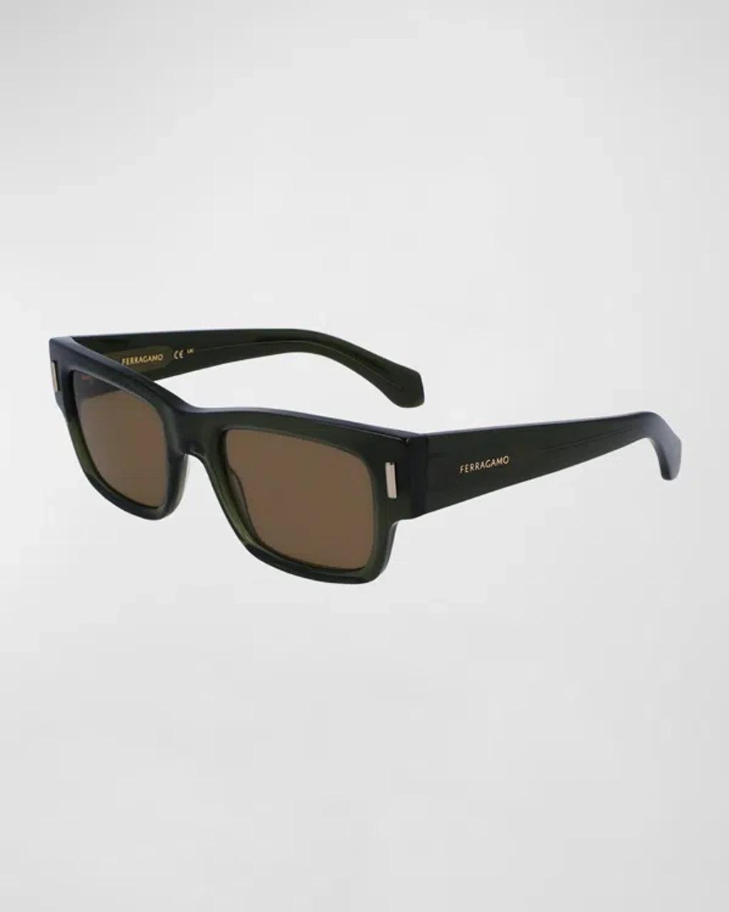 Mens Lifestyle NV04 52MM Rectangular Sunglasses Product Image