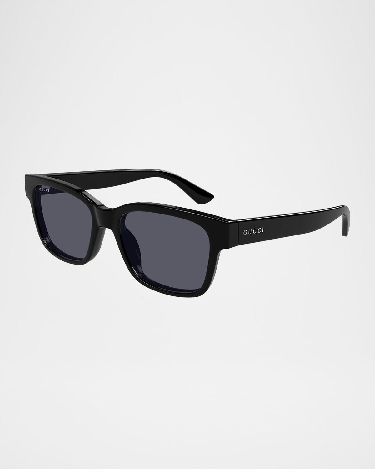 Men's GG1716SM Plastic Rectangle Sunglasses Product Image