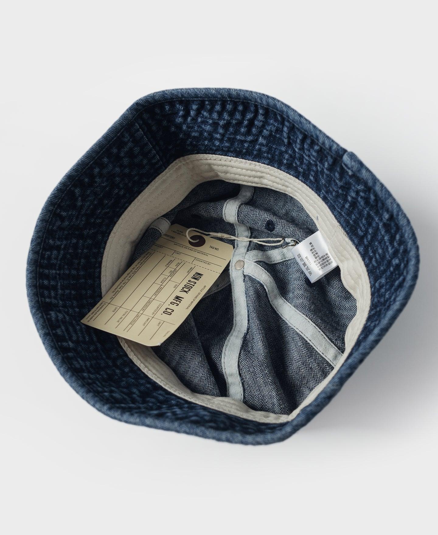 Herringbone Denim Bucket Hat Product Image