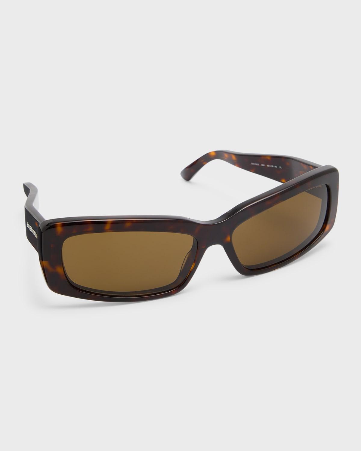 BB0286S Acetate Rectangle Sunglasses Product Image