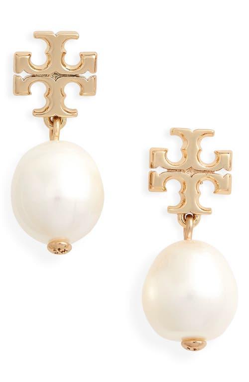 Tory Burch Kira Genuine Pearl Drop Earrings Product Image