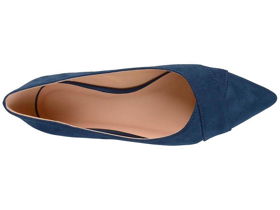 Journee Collection Winslo Flat (Navy) Women's Shoes Product Image