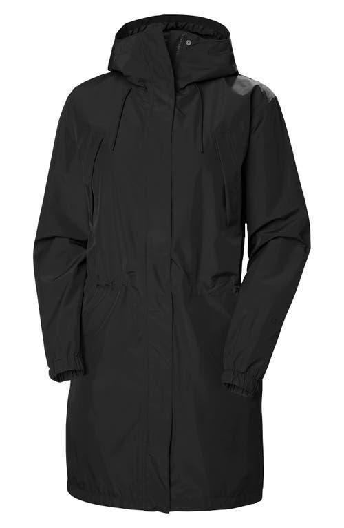 Helly Hansen T2 Hooded Waterproof Raincoat in Black at Nordstrom, Size Small Product Image