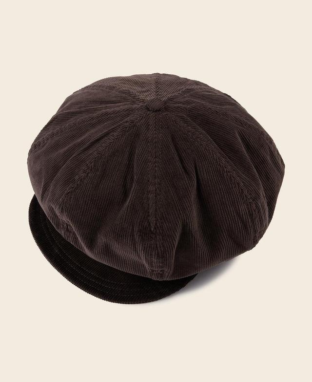 Brown Corduroy Newsboy Cap Product Image