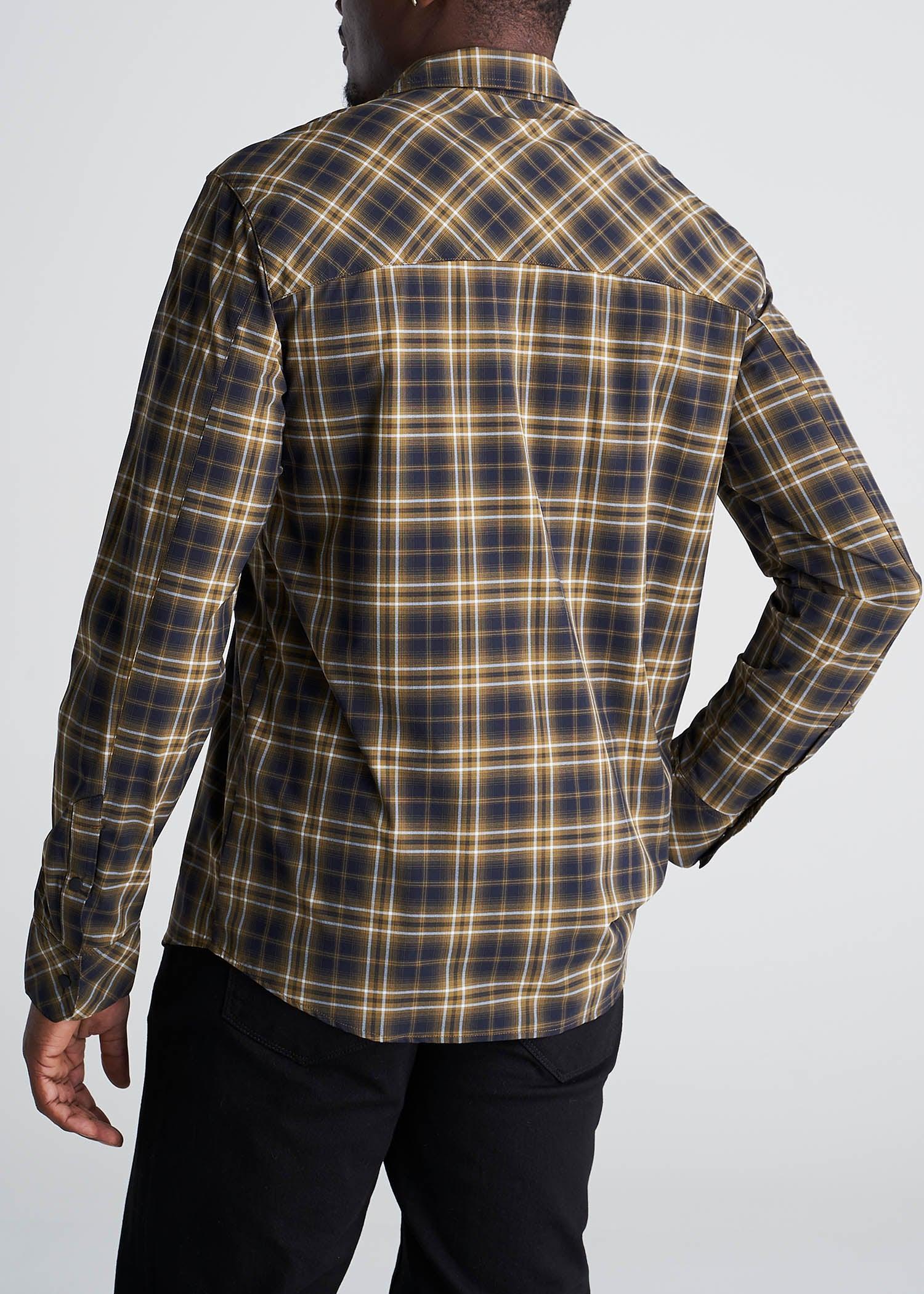 Tall Men's Ultra Lightweight Snap-Front Shirt in Cedarwood Product Image