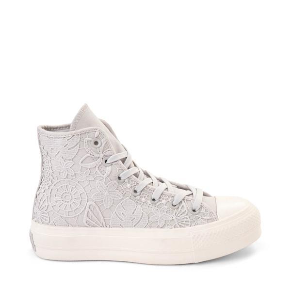 Womens Converse Chuck Taylor All Star Hi Lift Butterflies Sneaker - Fossilized / Egret Product Image