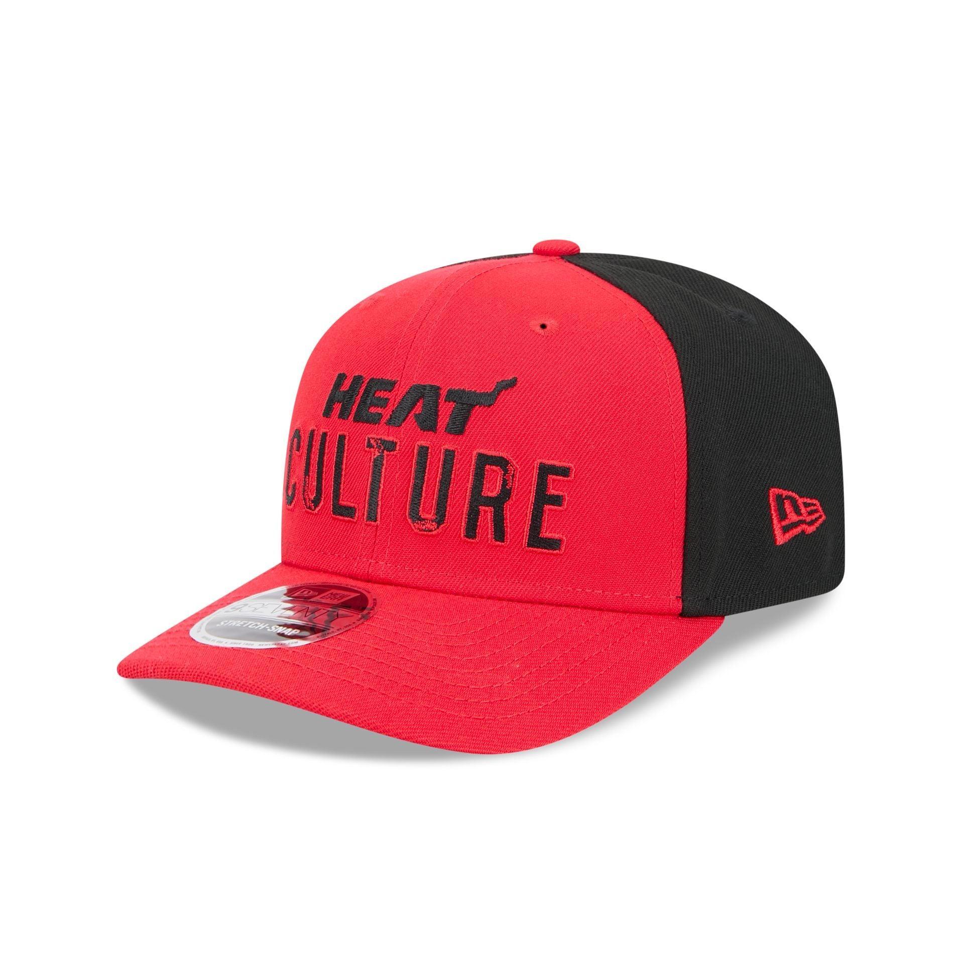 Miami Heat 2024 City Edition 9SEVENTY Stretch-Snap Hat Male Product Image