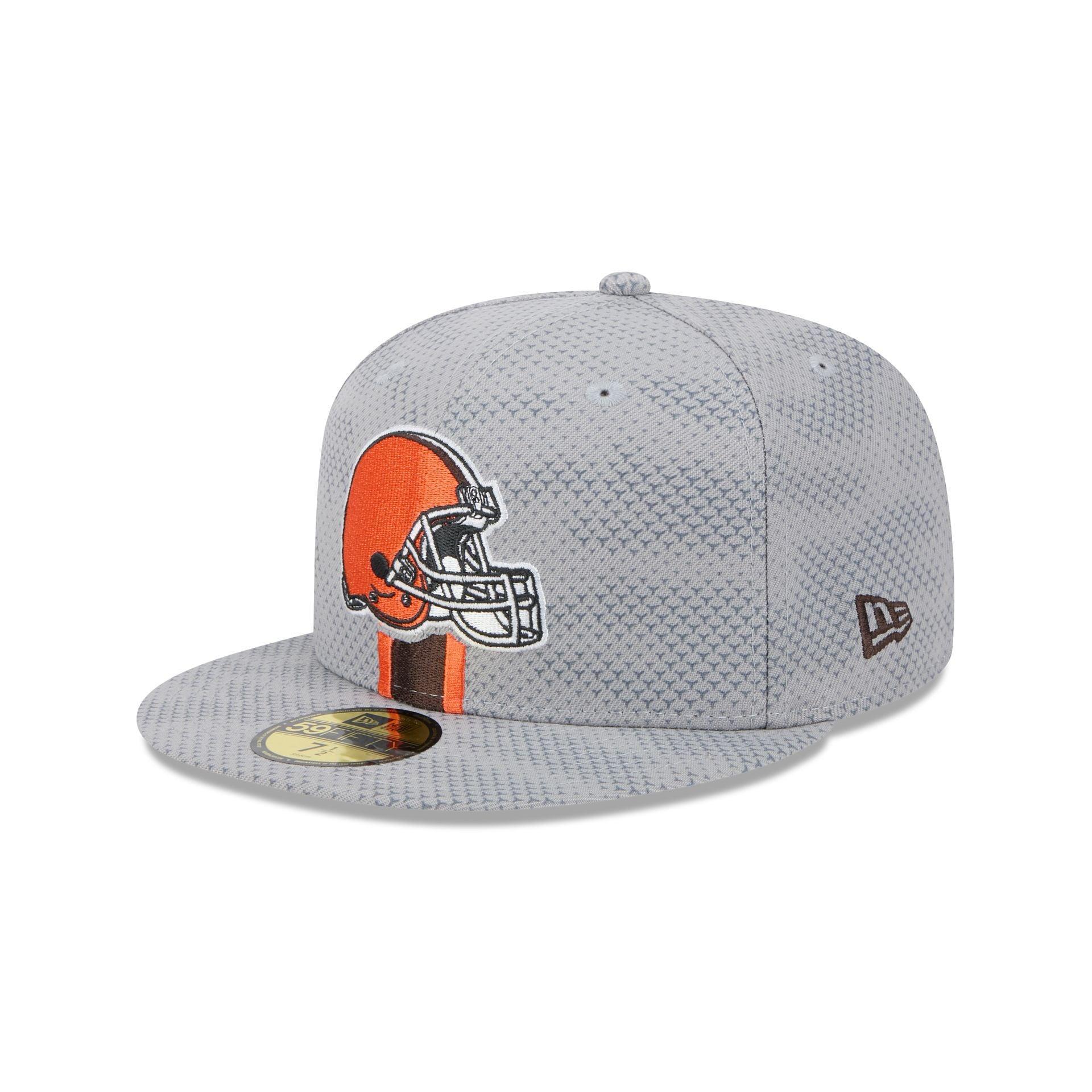 Cleveland Browns 2024 Sideline Gray 59FIFTY Fitted Hat Male Product Image