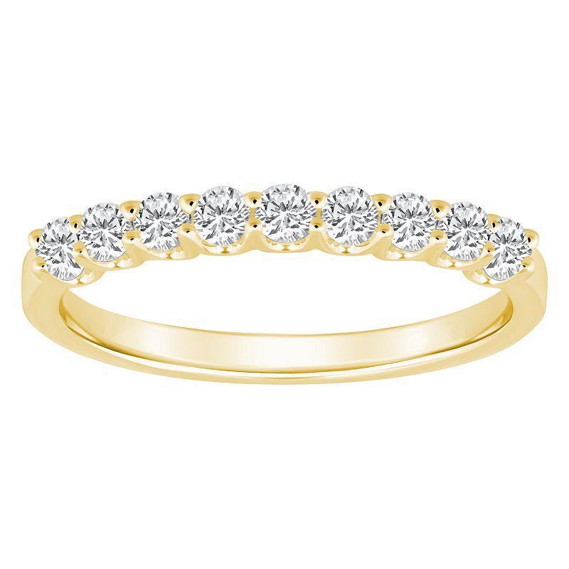 Alyson Layne 14k Gold 1/2 Carat T.W. Diamond Wedding Band, Womens Yellow Product Image