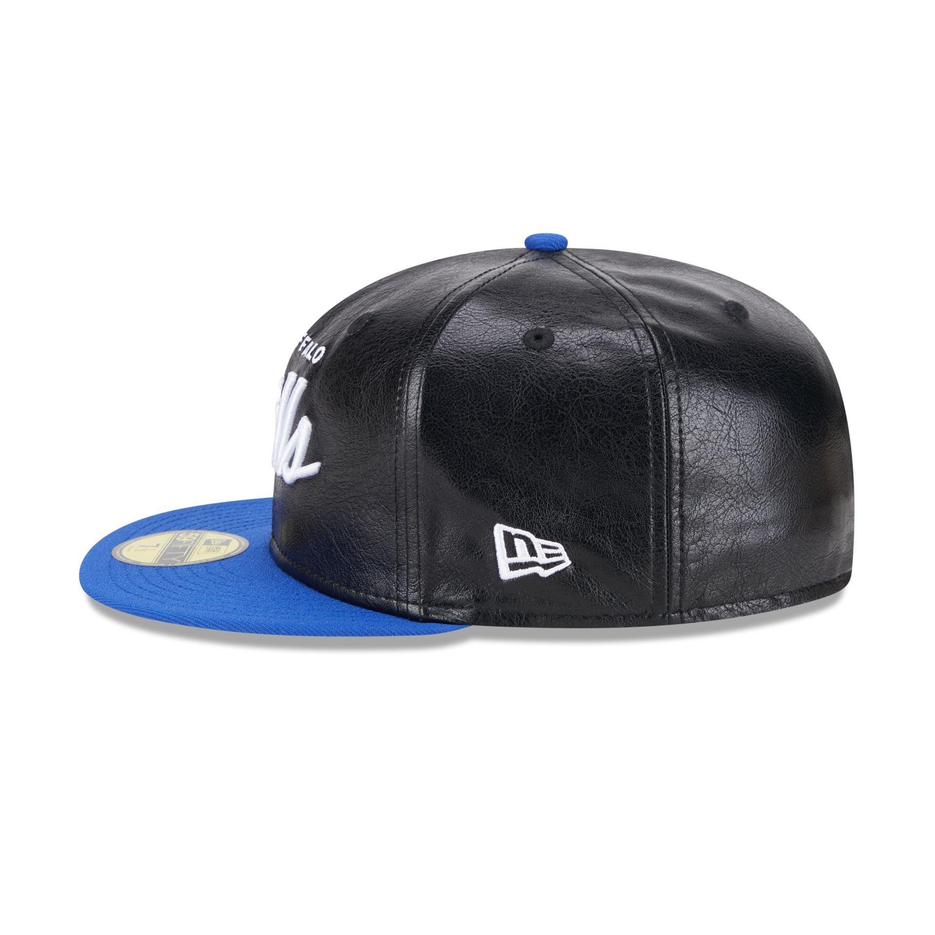 Buffalo Bills Faux Leather Crown 59FIFTY Fitted Hat Male Product Image