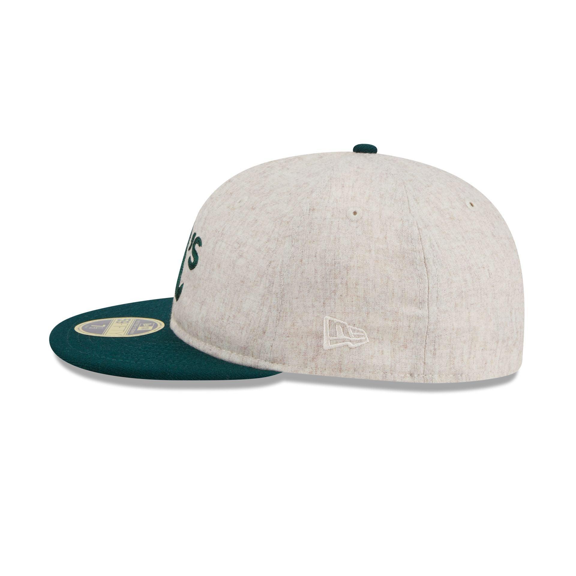 Oakland Athletics Melton Wool Retro Crown 59FIFTY Fitted Hat Male Product Image