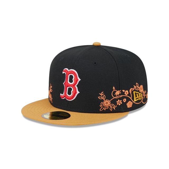 Boston Red Sox Floral Vine 59FIFTY Fitted Hat Male Product Image