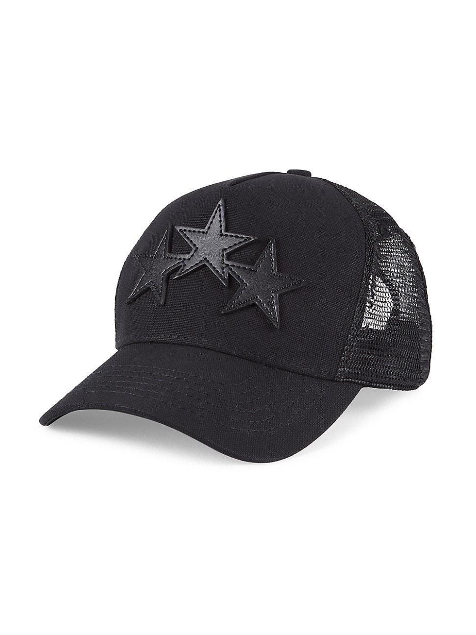 Amiri 3 Star Trucker Hat Black.. Product Image