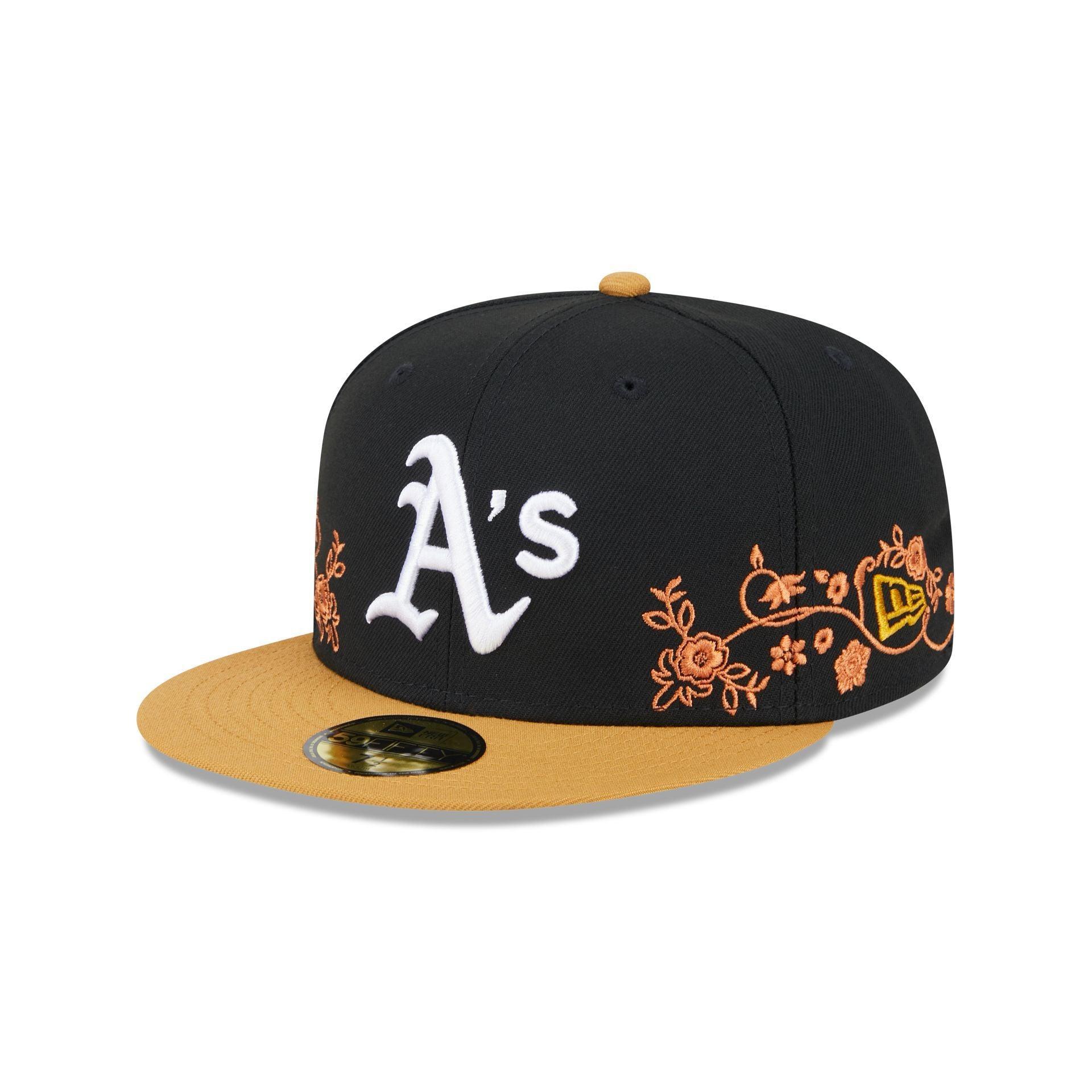 Oakland Athletics Floral Vine 59FIFTY Fitted Hat Male Product Image