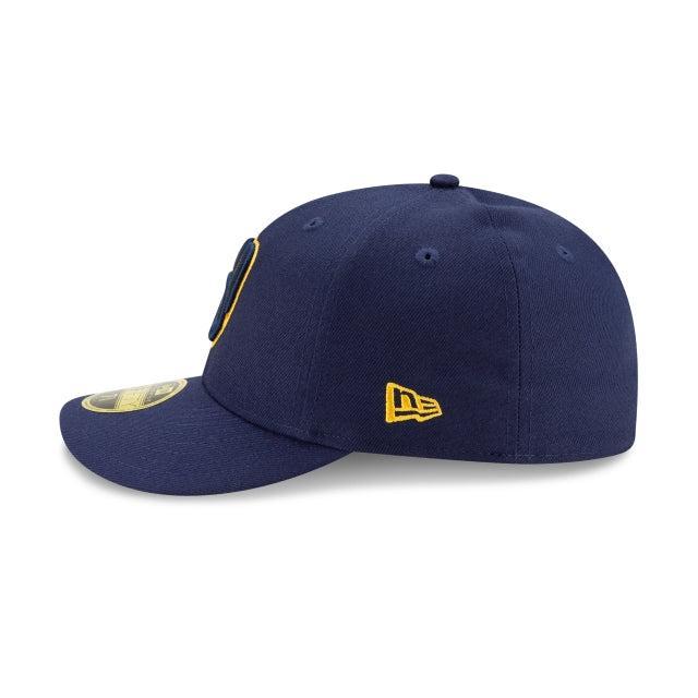 Milwaukee Brewers Authentic Collection Low Profile 59FIFTY Fitted Hat Male Product Image