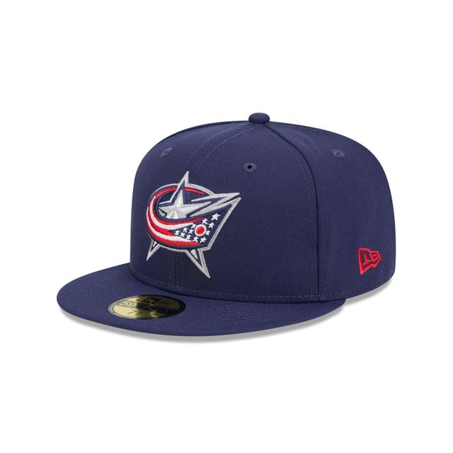 Columbus Blue Jackets Team 59FIFTY Fitted Hat Male Product Image