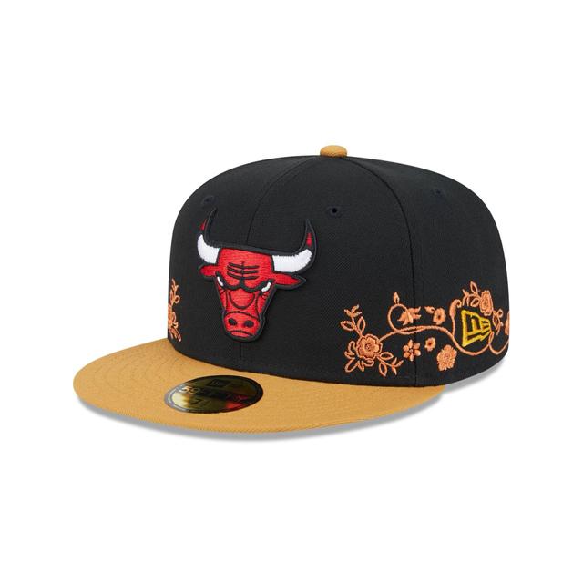 Chicago Bulls Floral Vine 59FIFTY Fitted Hat Male Product Image