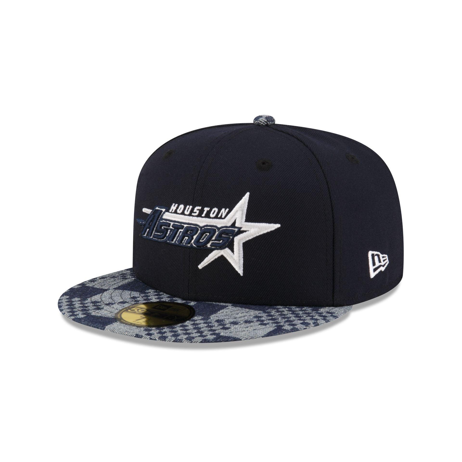 Houston Astros Pattern Denim 59FIFTY Fitted Hat Male Product Image