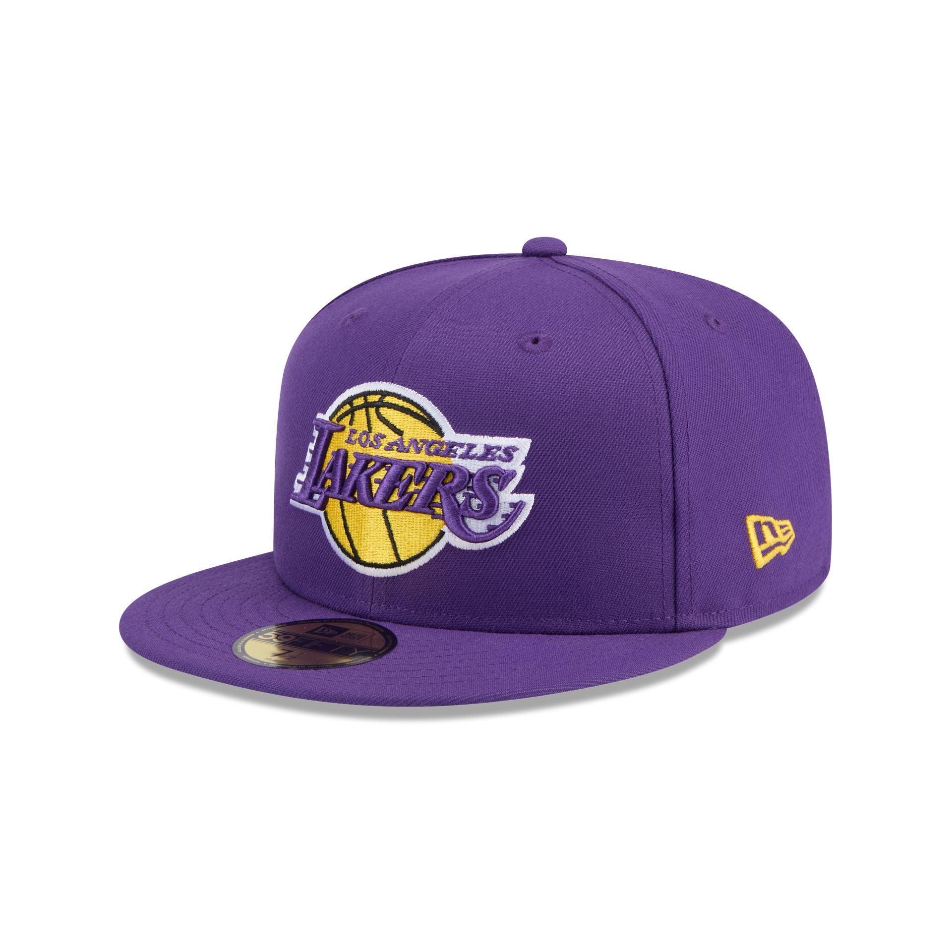 Los Angeles Lakers Throwback 59FIFTY Fitted Hat Male Product Image