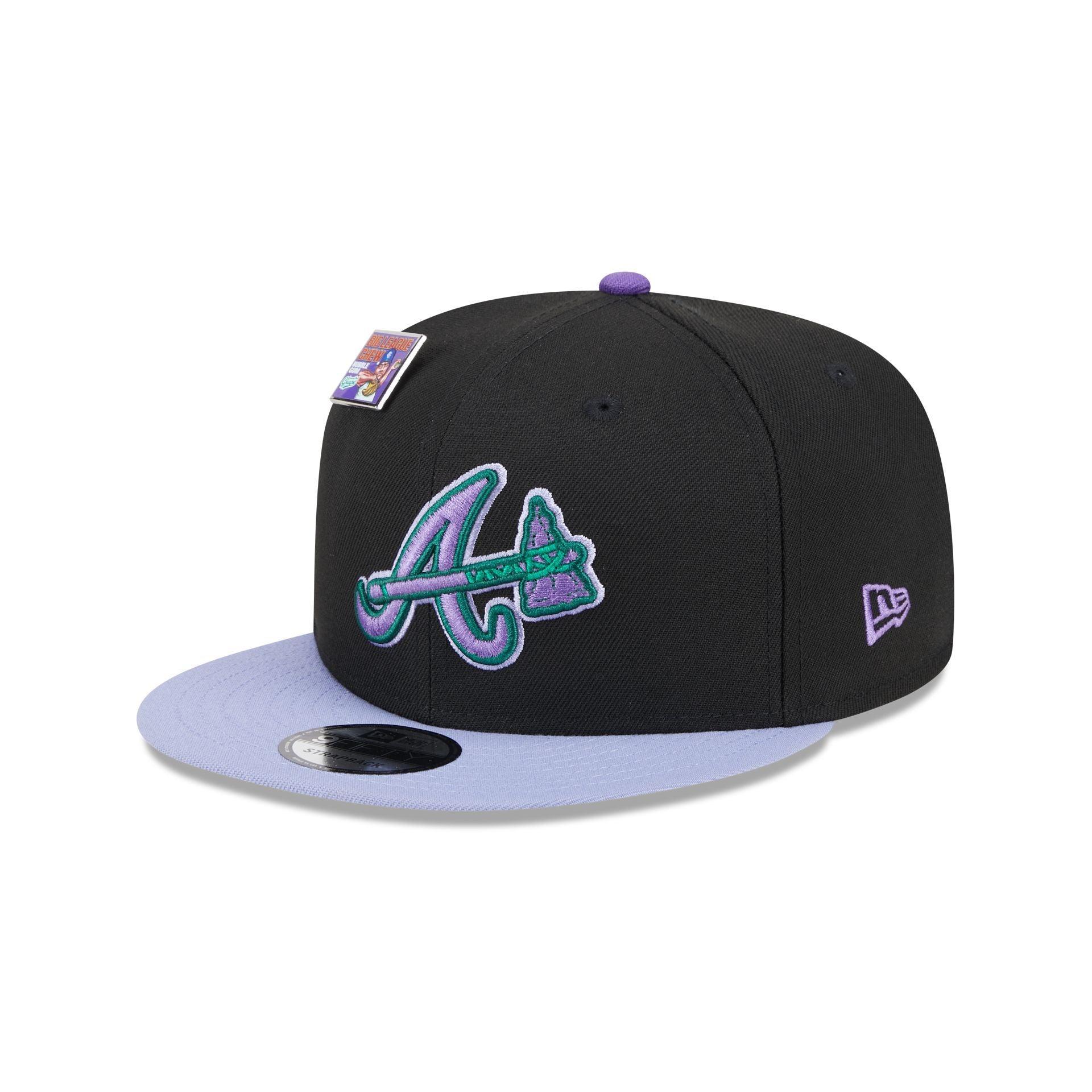 Big League Chew X Atlanta Braves Grape 9FIFTY Snapback Hat Male Product Image