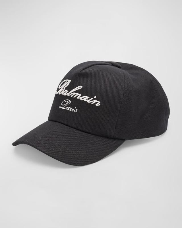 Mens Balmain Signature Cotton Cap Product Image