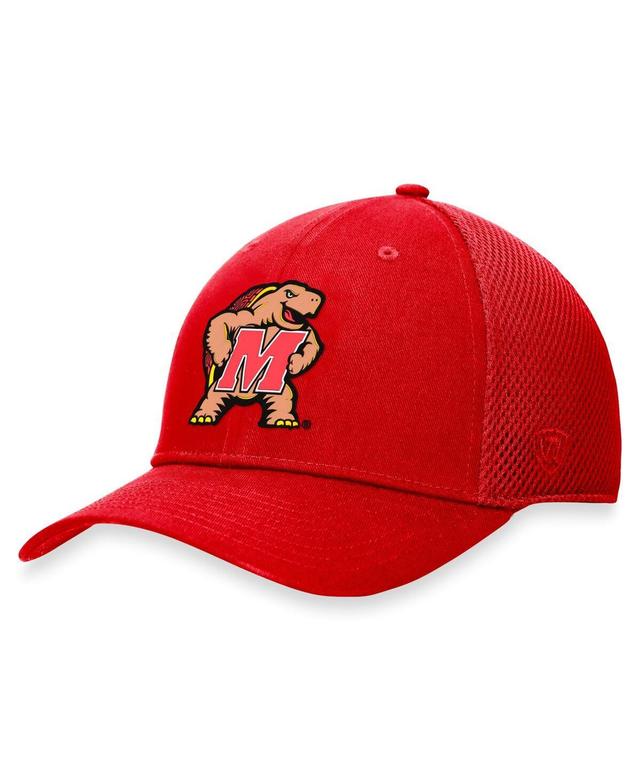 Top of the World Mens Red Maryland Terrapins Spacer Flex Hat Product Image