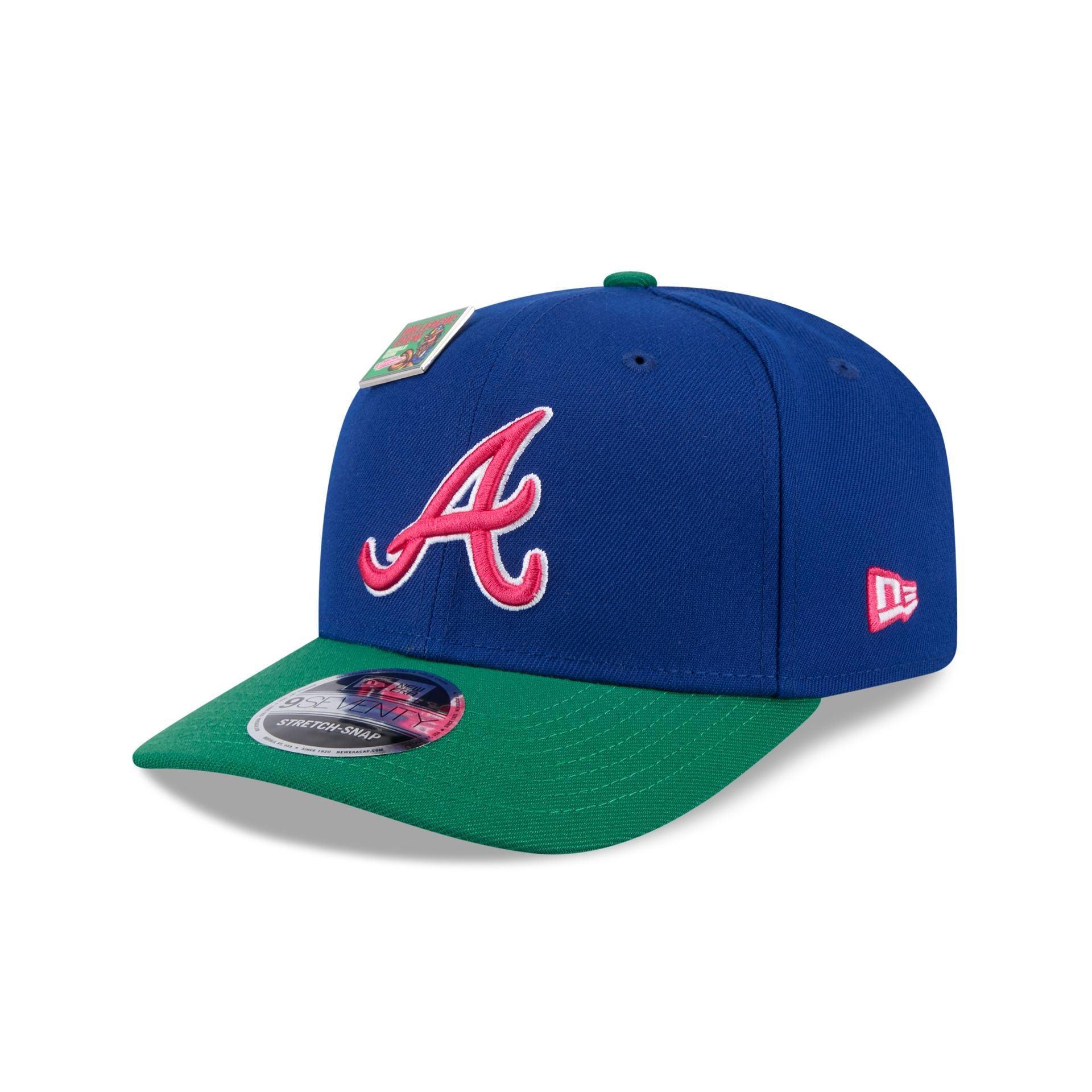 Big League Chew X Atlanta Braves Wild Pitch Watermelon 9SEVENTY Stretch-Snap Hat Male Product Image