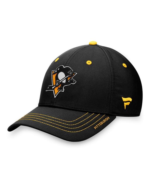 Mens Fanatics Black Pittsburgh Penguins Authentic Pro Rink Flex Hat Product Image