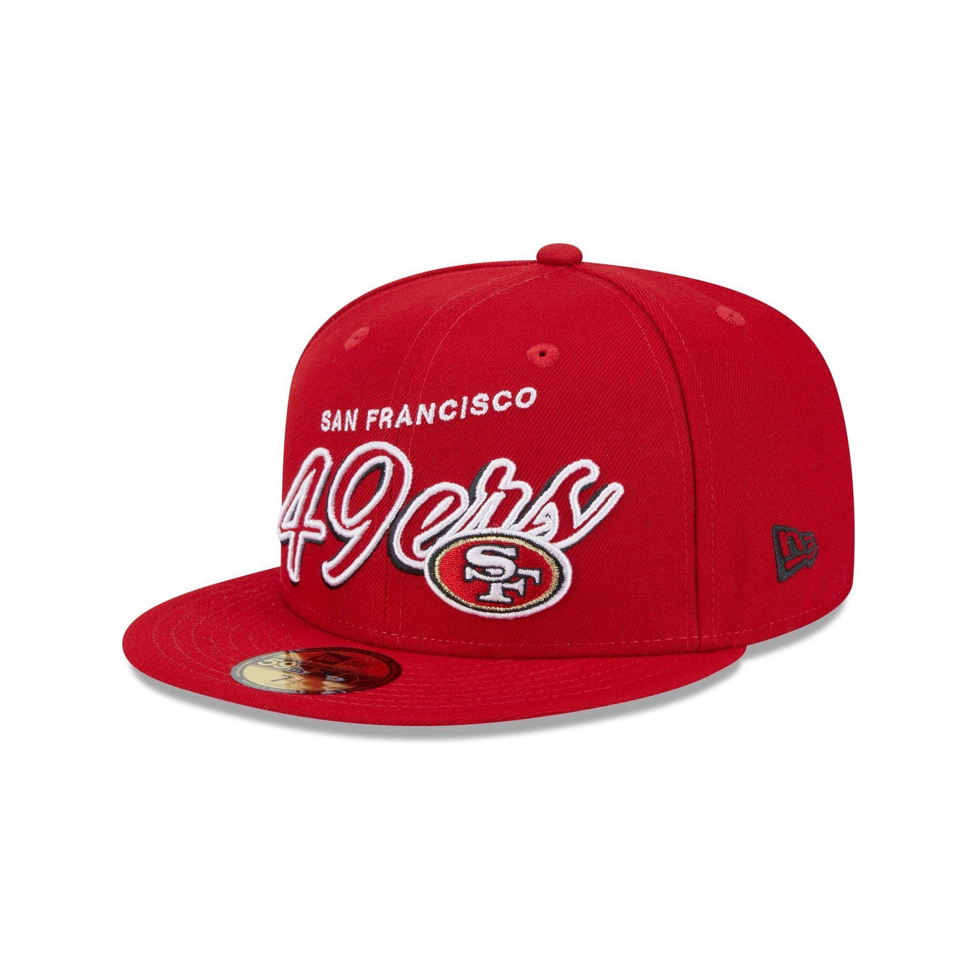 San Francisco 49ers Script Sided 59FIFTY Fitted Hat Male Product Image